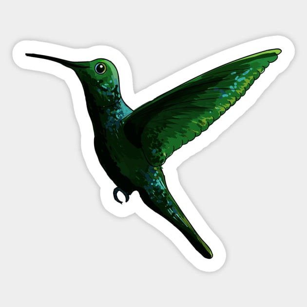 Hummingbird Sticker by CatsAreAmazing1